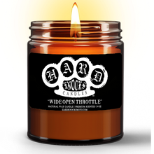 Load image into Gallery viewer, &quot;Wide Open Throttle&quot; - Natural Wax Candle (9oz)
