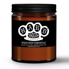 Load image into Gallery viewer, "Wide Open Throttle" - Natural Wax Candle (9oz)