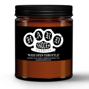 "Wide Open Throttle" - Natural Wax Candle (9oz)